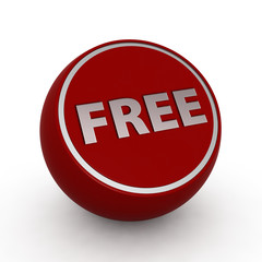 free circular icon on white background