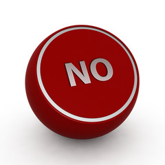 no circular icon on white background