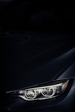Fototapeta Car LED headlight