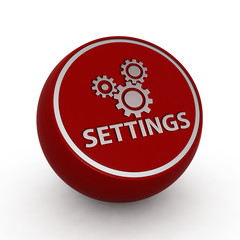 Setting circular icon on white background