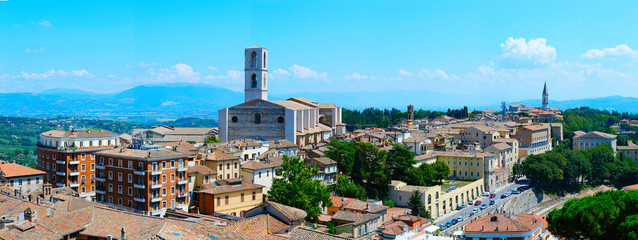 Perugia , Italy - obrazy, fototapety, plakaty