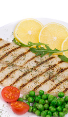 grilled fillet of pangasius