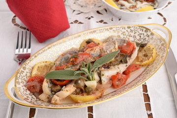 Tranci di Spatola sfilettata - Pieces of Spatula filleted