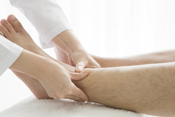 Ankle of massage