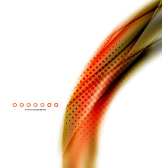 Obraz premium Unusual abstract background - blurred wave