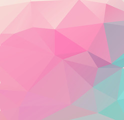 Abstract color retro background with  triangle