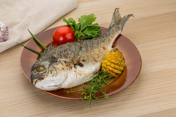 Grilled dorado