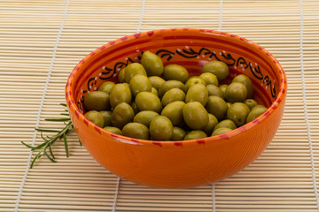 Green olives