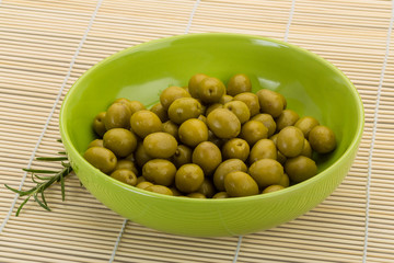 Green olives