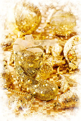 Christmas decorations .Holiday Greeting Card .