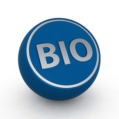 Bio circular icon on white background