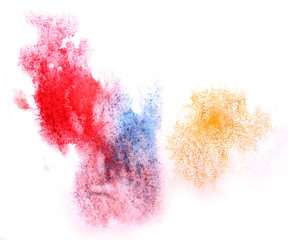 art  watercolor ink paint blob watercolour splash colorful red,