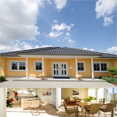 Bauen - Wohneigentum - Collage