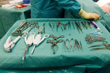 Operation tools in hospital