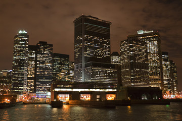 Fototapeta na wymiar Night views of New York City
