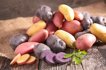 raw potatoes