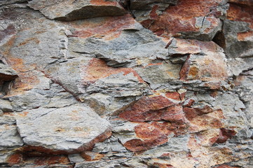 Rocky cliff closeup