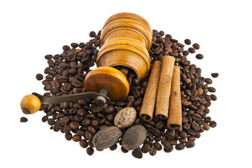 coffee-grinders, coffee and condiments