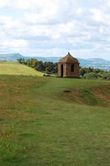 Hiking trail and an old shelter