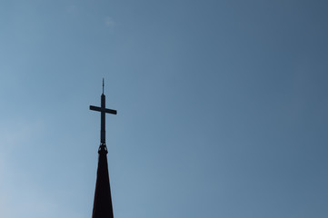 Cross above the Church