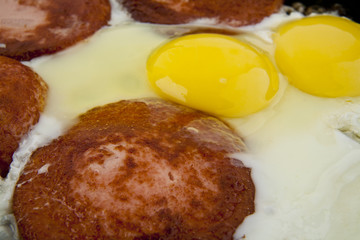 Fried eggs