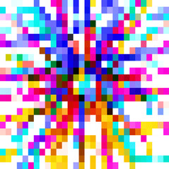 abstract background consisting of rectangles