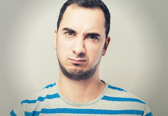 Obraz premium resentful man