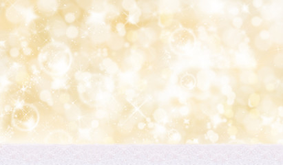 Weihnachtlicher Hintergrund mit Schnee