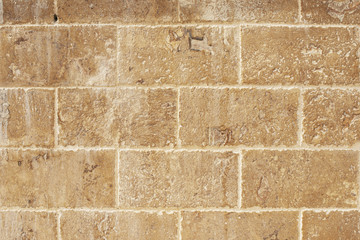 Pattern of stone wall, surfaced