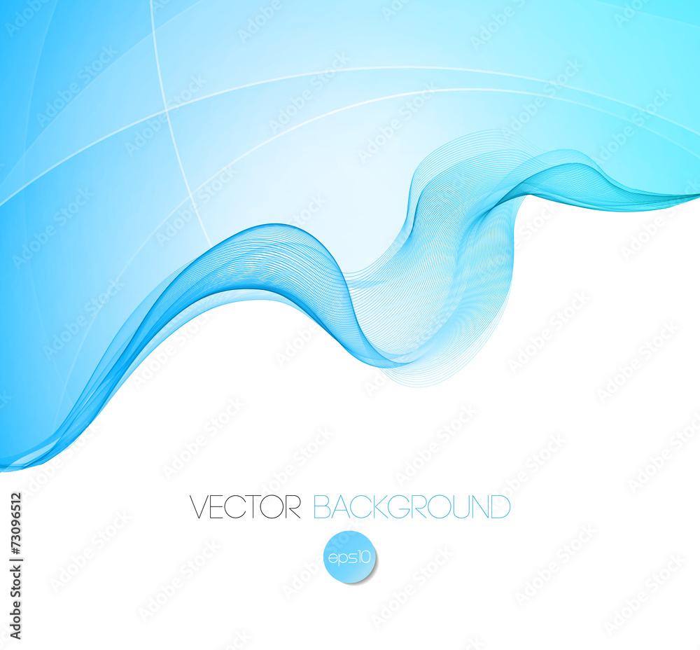 Poster abstract wave template background brochure design