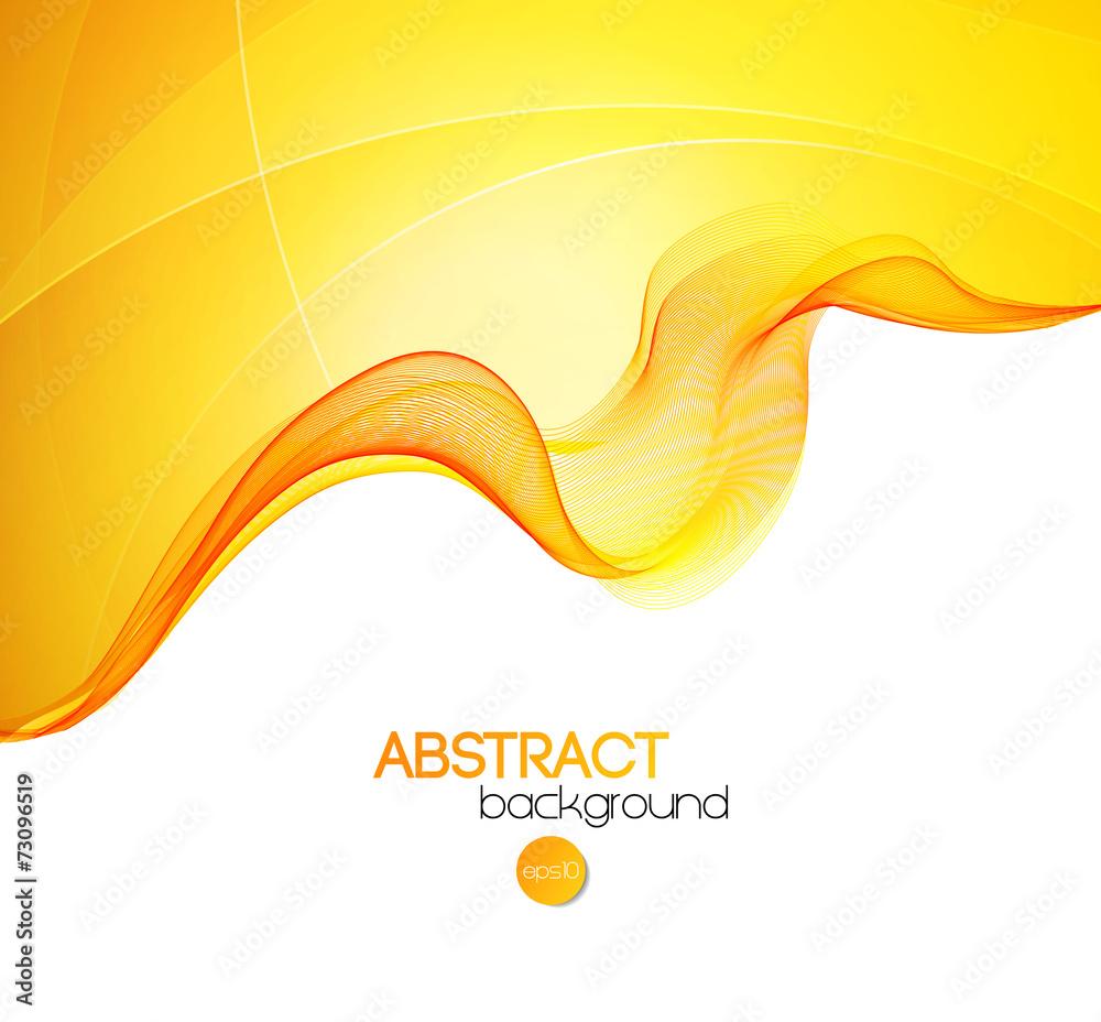Poster abstract wave template background brochure design