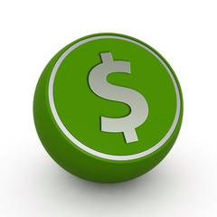 money circular icon on white background