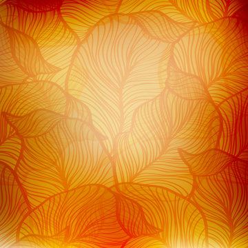 Abstract Orange Vintage Background