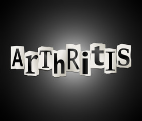 Arthritis concept.