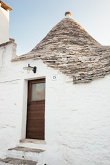 Fototapeta na wymiar Trulli, the typical old houses in Alberobello.