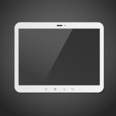 business tablet with power button