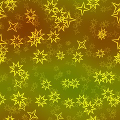 Abstract stars seamless multilayered background