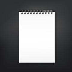 blank note book