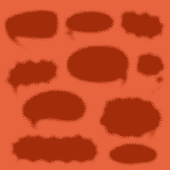 Set comics bubbles