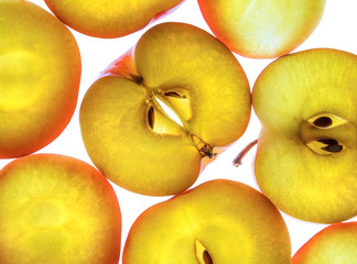 Apples, cut into pieces