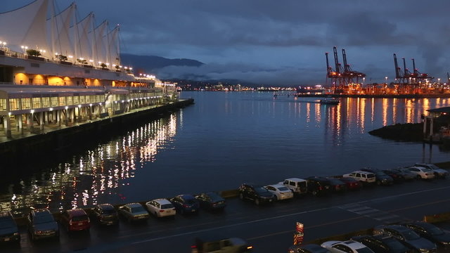 Burrard Inlet Waterfront Dawn, Vancouver