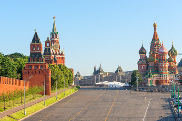 Obraz premium beautiful view of the Red Square in Moscow