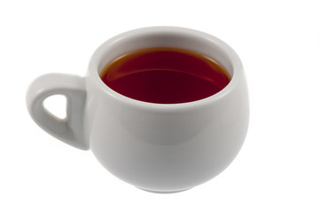 Cup with fragrant tea