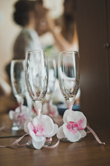 Beautifully decorated glasses 1268.