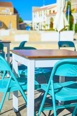 cafe table outside