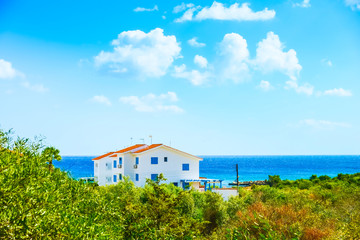 Fototapeta na wymiar house on the island of Cyprus