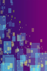 Abstract city background with bokeh effect.