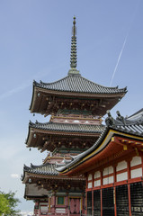 Fototapeta na wymiar Kiyomizu-dera Temple in Kyoto, Japan