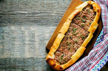 traditional Turkish pastries with meat