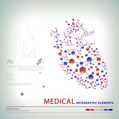 medical infographic elements